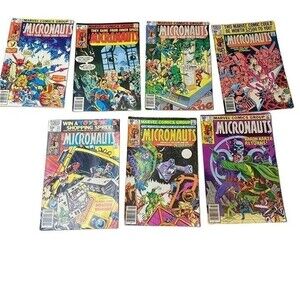 Marvel Comics The Micronauts Comics Lot of 7 #15 18 20 21 22 25 26.